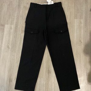 Sandro - black cargo trouser pant